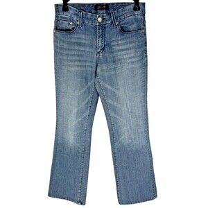 Seven7 Women's‎ 8 (32 x 32) Bootcut Jeans Stretch Slim Medium Wash Mid Rise